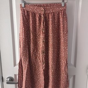 *SOLD*Midi floral skirt Pull & Bear